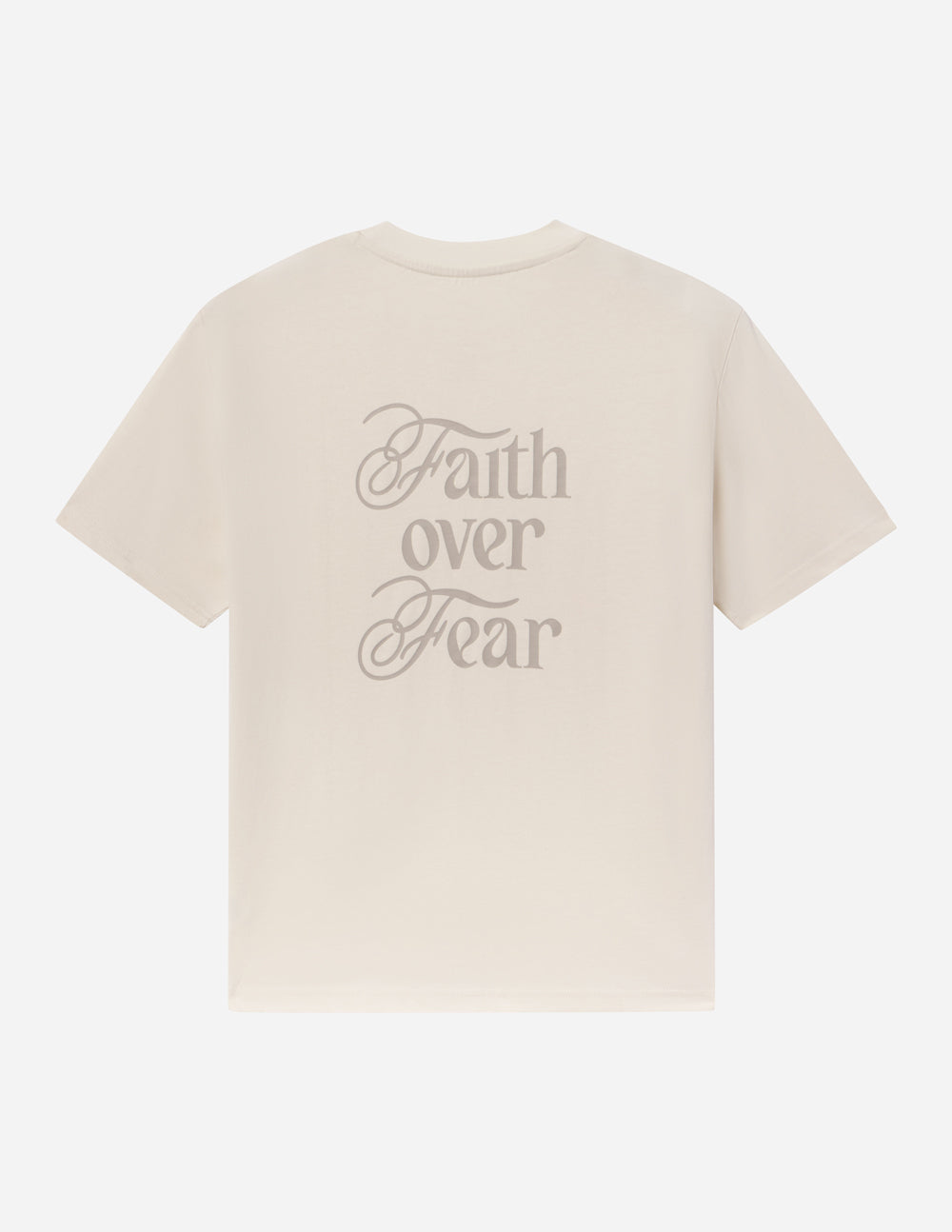 Faith Over Fear Taupe Unisex Tee