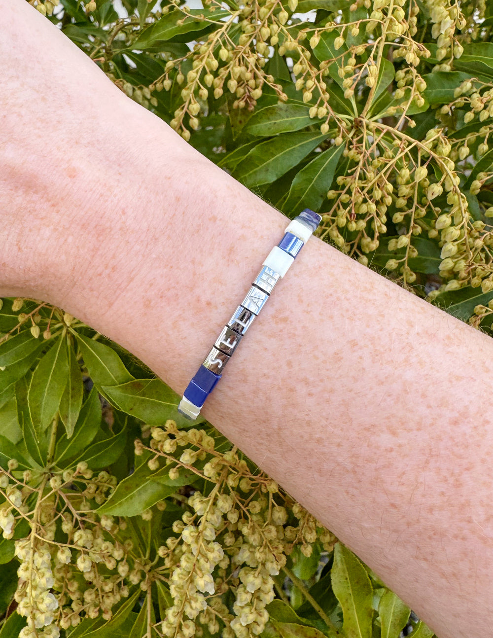 Selah Tile Letter Bracelet
