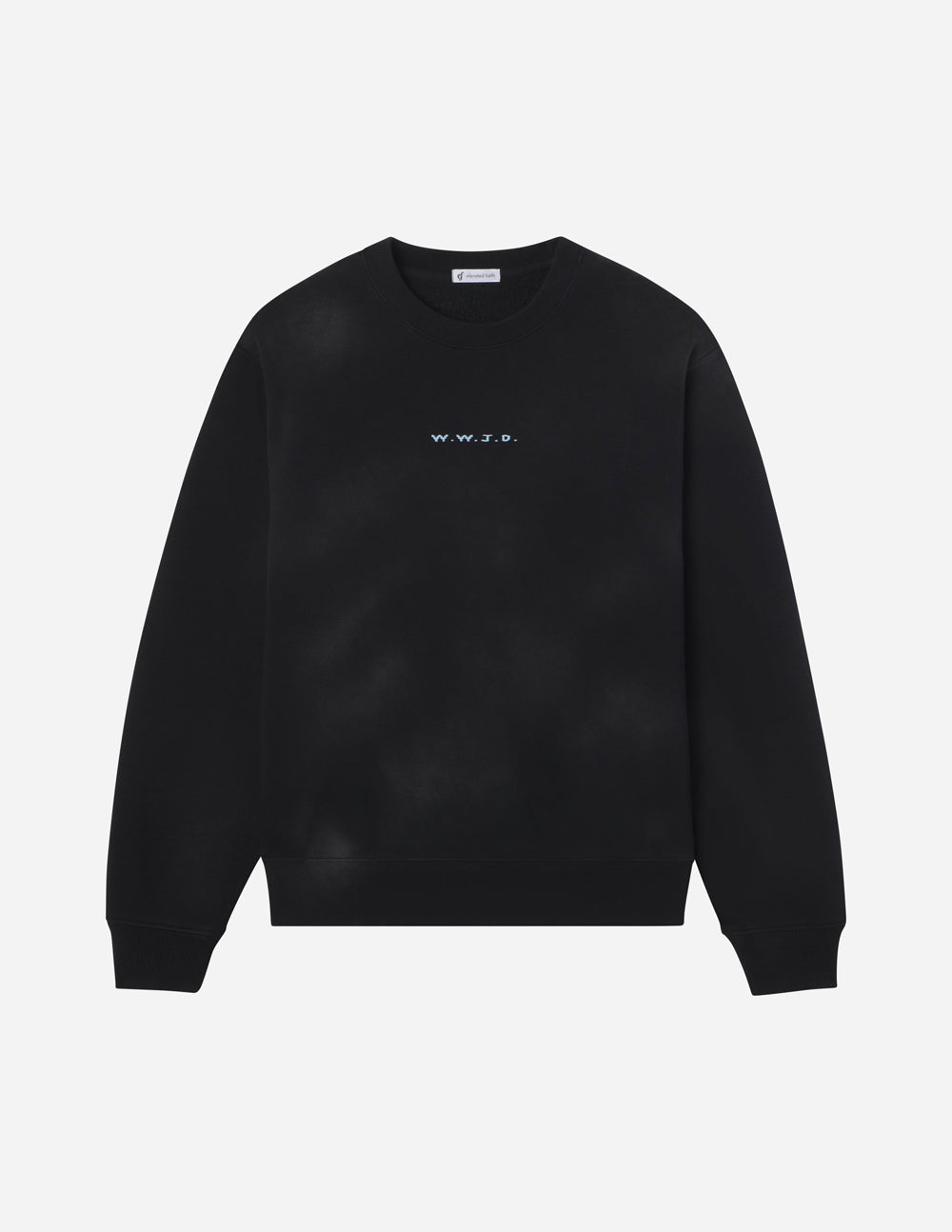 WWJD Black Unisex Crewneck